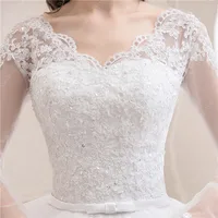 Best Selling 2024 Long Sleeve V Neck Lace Wedding Dress 2026 Vintage Bride Bridal Ball Gown Modest Wedding Dresses  Customized - Image 4