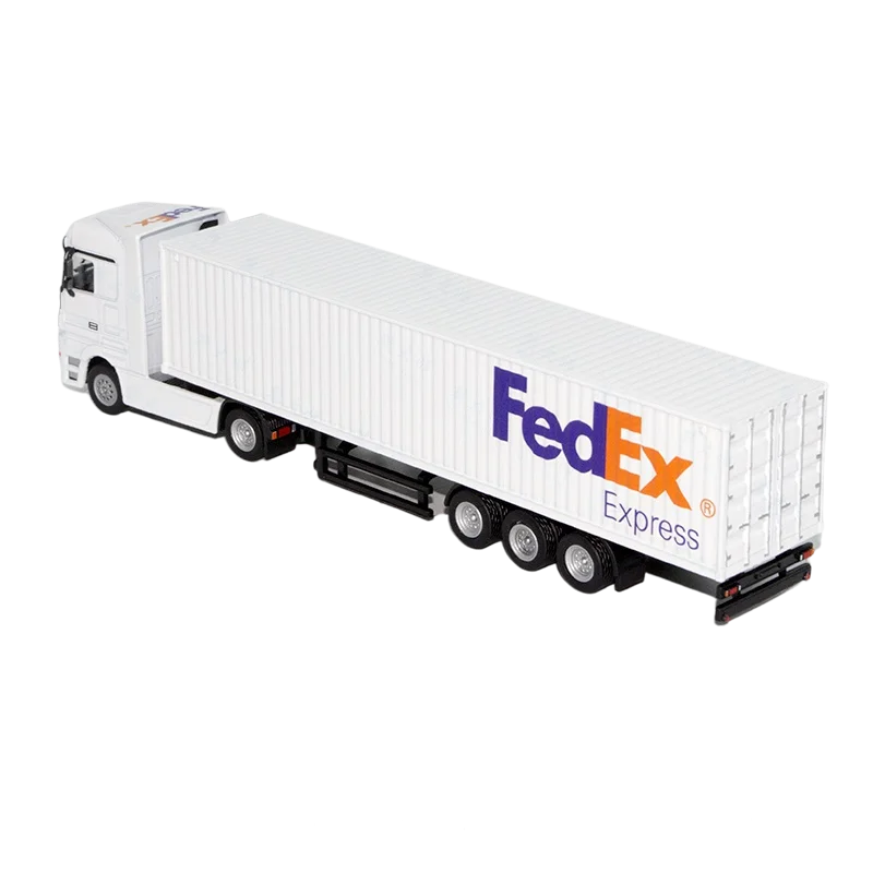 1:87 FedEx Benz container truck Marine alloy truck model