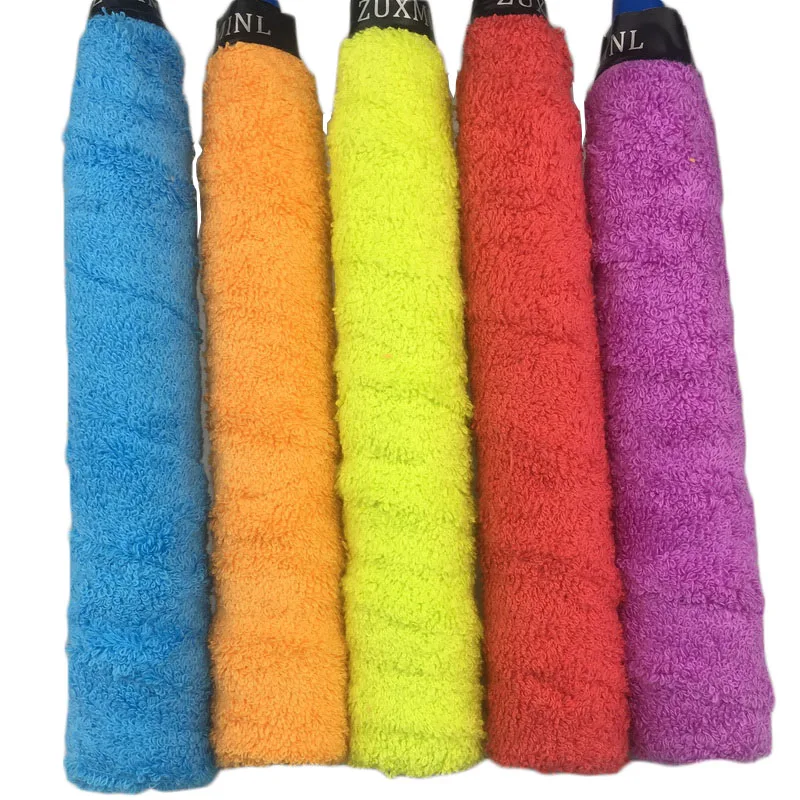 10 Pcs Anti-slip Towel Grip Badminton Racket Sweatband Overgrip For Fishing Rod Jump Rope Handle Strap Sport Tape Accesorios