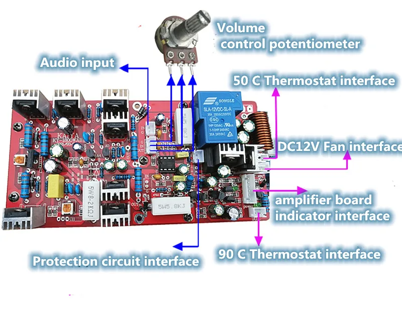 Nouveau panneau d'amplificateur Audio domestique à 1900 canaux, Tube C5200 a1953 1.0 W Mono haute puissance