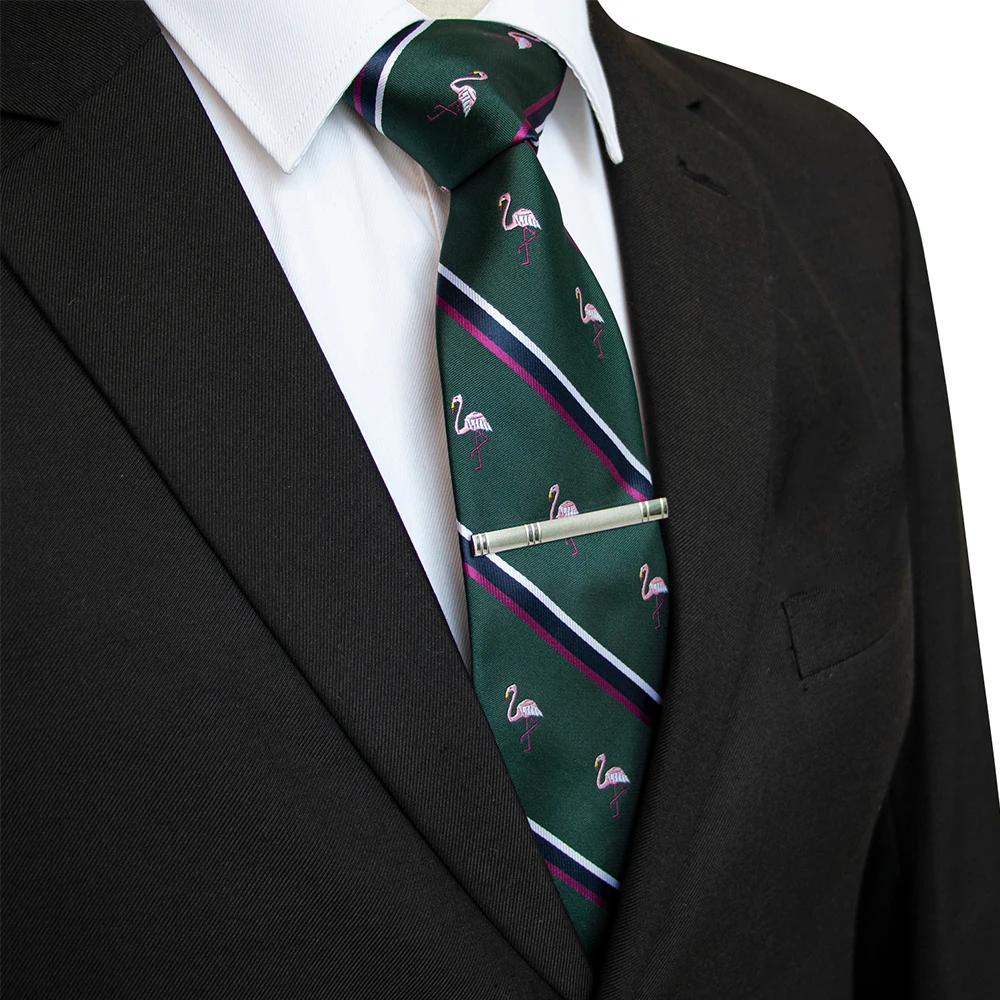 JEMYGINS Krawatte mit Tiermotiv für Herren, Seide, gewebte Krawatte, 8 cm, Cartoon-Dinosaurier, Fuchs, Jacquard, modisch, für Party, Hochzeit, Gravata, Geschenk – Detail 8