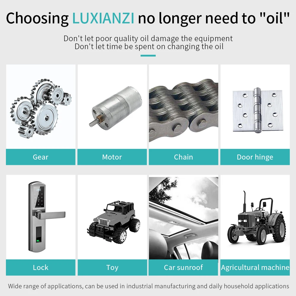 LUXIANZI 10ml Universal Lubricating Grease -20℃~130℃ Lubricating Oil for Fan / Motors / Gear / Mechanical Equipment Bearing