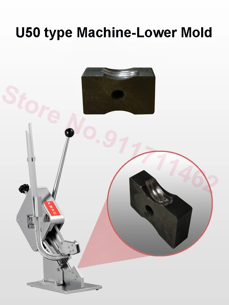 50ประเภทไส้กรอก Clipper อุปกรณ์เสริม,คู่มือ U-Shape สายรัดเครื่อง Lower แม่พิมพ์,ตัดเครื่อง