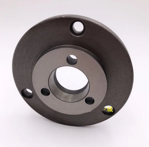 การจัดทําดัชนีหัวอุปกรณ์เสริมหน้าแปลนเปลี่ยนแผ่น 3-Jaw Chuck แผ่นเชื่อมต่อ K11-160 4-Jaw 160 มม.