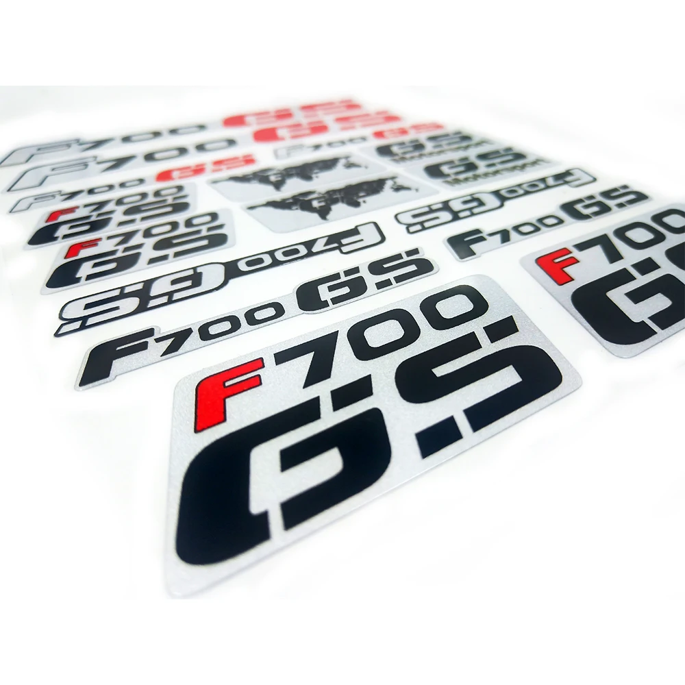 Neue Motorrad Aufkleber Körper Reflektierende Wasserdichte Körper kraftstoff tank schwanz box logo decals Kit set Für BMW F700GS f700 gs f 700 gs