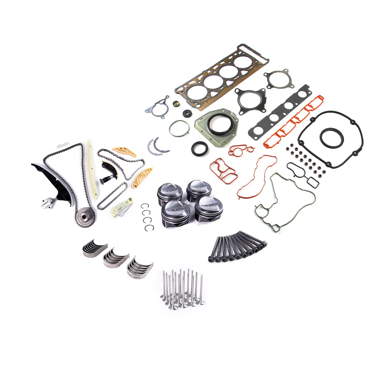 1.8T Gasoline Engine Oderhaul Repair Rebuilding Kit 23MM Fit For VW Passat CDAA CDAB Audi A4 CDHA CDHB 06B109675B