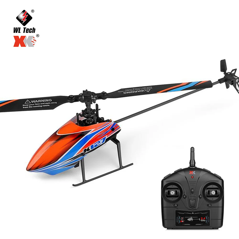 

WLtoys XK K127 4ch 6-Aixs RC Helicopter 2.4G Single Blade Propeller Kids Gift RC Toys VS WLtoys V911S