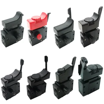 ミニ電動スピードスイッチ,電動ドリル,速度制御,トリガーボタン,スイッチアクセサリー,AC 250V