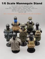 1/6 Scale Mannequin Stand Half-length Display Stand Equipment Stand Hanger Bust For 12‘’ Action Figures Scene Accessory In Stock