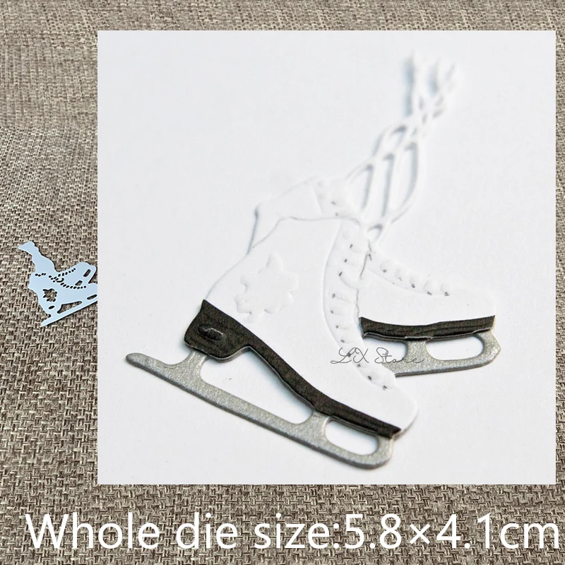 XLDesign Craft Metal Cutting Dies stencil mold Ice skates shoes decoration scrapbook Album Paper Card Craft Embossing die cuts