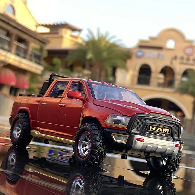 1:32 Dodge RAM TXR Pickup Alloy Car Model Diecasts & Toy Metal Off-road Vehicles Car Model Simulation Collection Kids Toys Gifts