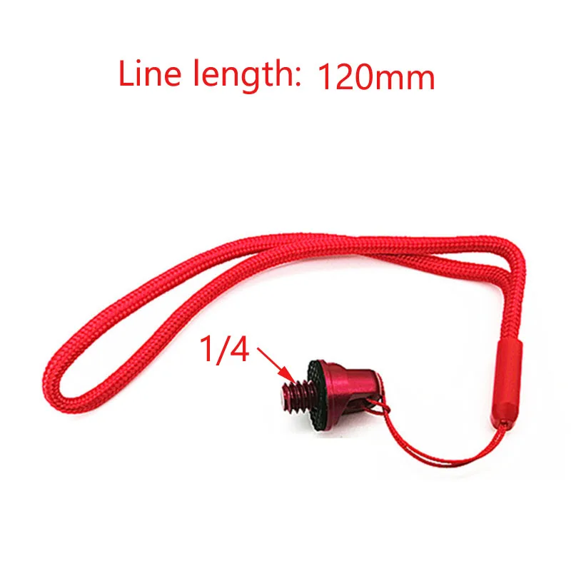 Anneau de levage vissé à la main avec trou de lanière, accessoires pour caméra de mouvement, bâton Selfie, poignet, appareil photo SLR, 1/4 pouces, 10 pièces