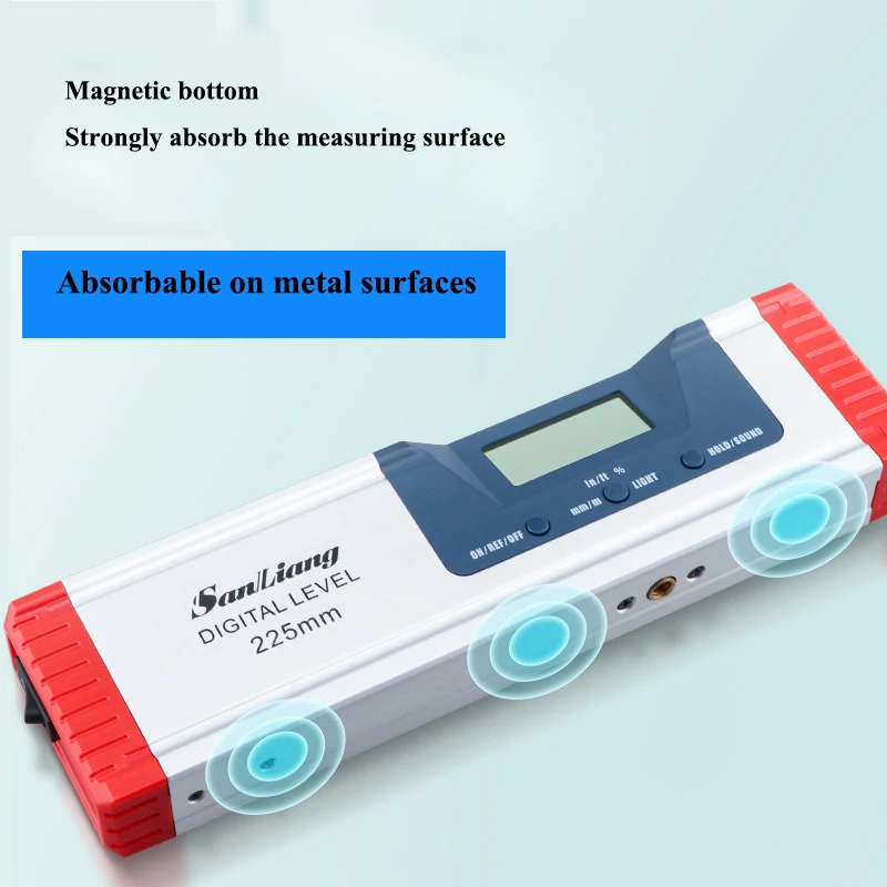 CUPBTNA High Precision Electronic Led Backlight Digital Display Laser Level Balance Lever With Infrared Angle Ruler Magnetic