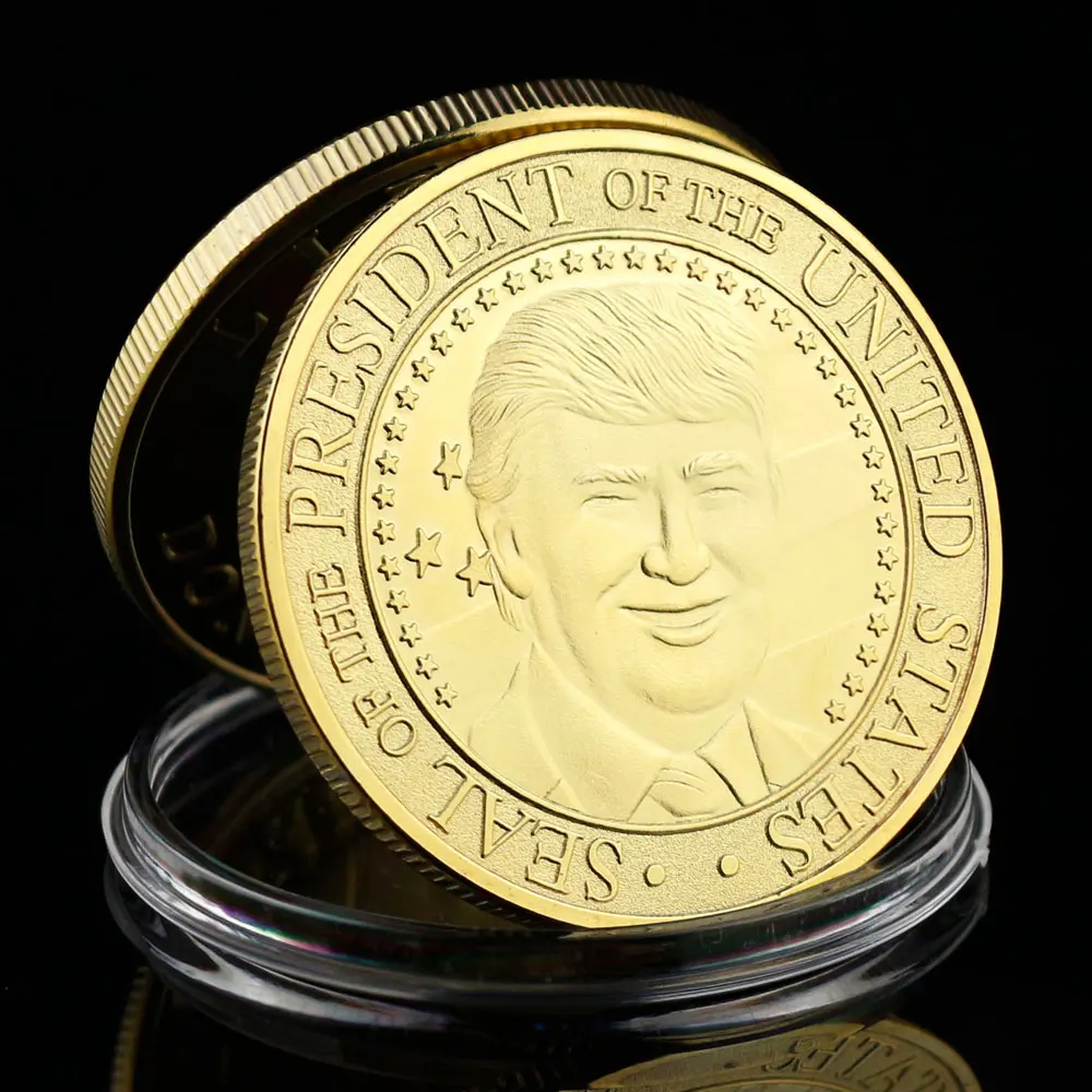 Seal of the President of The United States Donald Trump Commemorative Coin The US President Coin