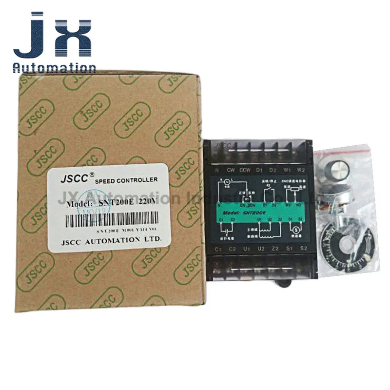 JSCC 거버너 SNT200E 단상 220V 6 ~ 200W SNT 시리즈 내장 모터 속도 컨트롤러