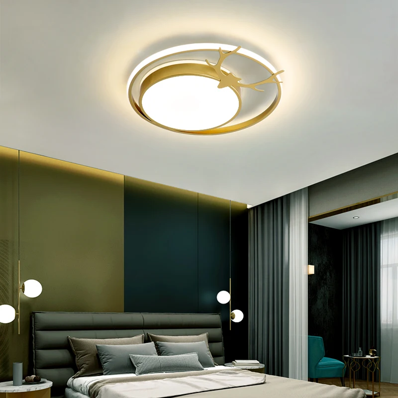 

Modern Ceilings Lamps For Bedroom Coffee Bar Studyroom Living Room Gallery Kitchen Auditorium Villa Indoor Decorative LED Lights