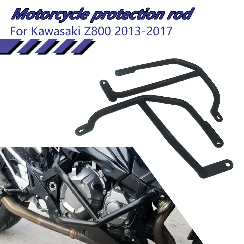 

For Kawasaki Z800 Motorcycle Engine Guard Stainless Steel Bumper Crash Bars Body Side Protector 2013 2014 2015 2016 2017