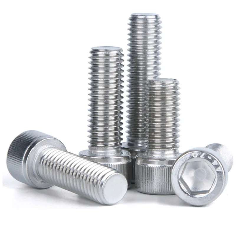 316 Stainless Steel M2 M2.5 M3 M4 M5 M6 Hexagon Screw Extended Cylindrical Head Fastener Cup Bolt Lengthen Furniture Accessories