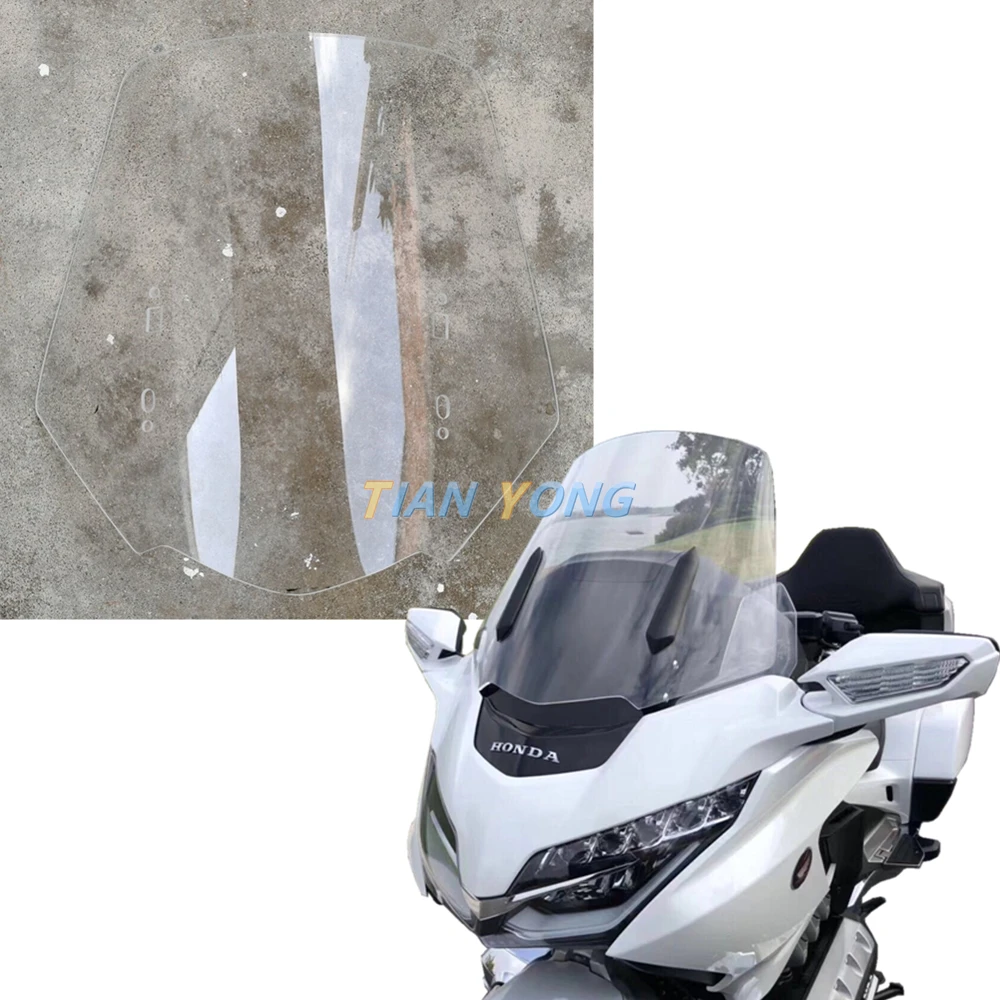 High Quality Windshield Motorcycle For Honda GL1800 2018-2019 GL 1800 18-19 Wind Deflectore Windscreen Spoiler Accessories