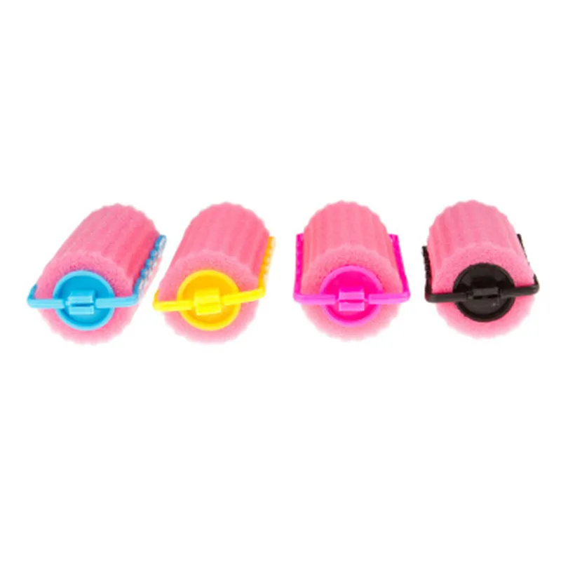 Sponge Hair Rollers Home DIY Hair Curlers Hair Styling Tools Hairdressing Hair Curlers 4 pcs rollers a pack