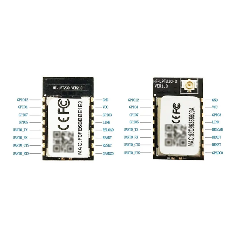 2.4GWIFI LPT230 Nhỏ Kích Thước Cổng Nối Tiếp Trong Suốt Truyền Module