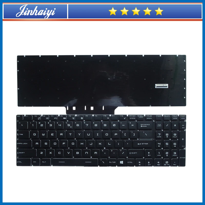 Colorful backlit keyboard for MSI GE63 GE73 GS63 MS-17C1 GE73VR 7RF laptop RGB keyboard