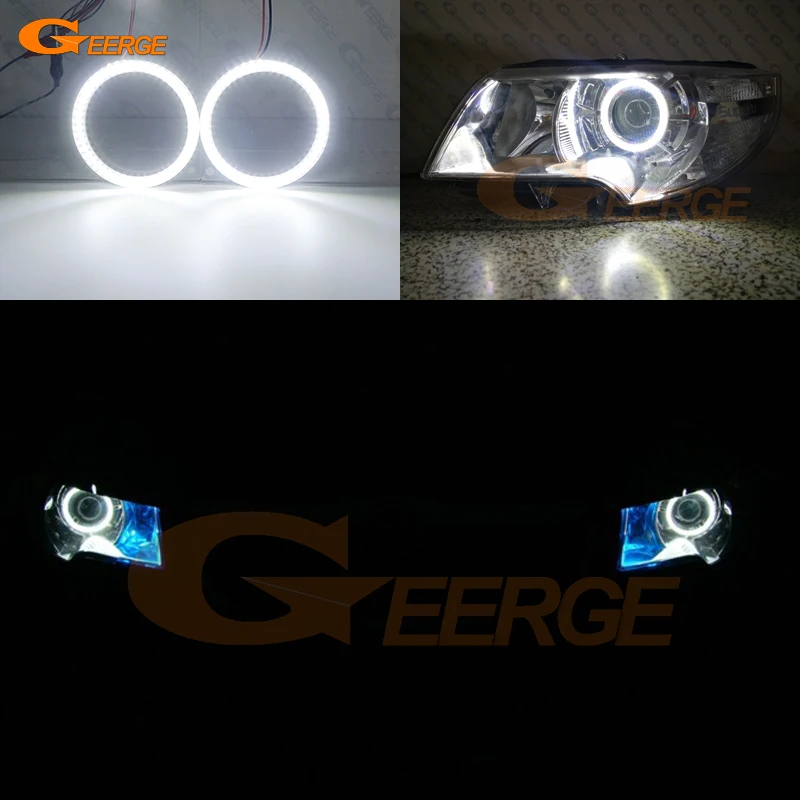 For Skoda Superb 2 II 3T4 3T5 2008 2009 2010 2011 2012 2013 Pre Facelift Ultra Bright LED Angel Eyes Halo Rings Kit Day Light