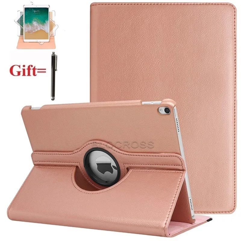 Case Cover for iPad 5th 6th 9.7'' Generation Tablet Auto Sleep Wake up Stand Shell for iPad Air 2 Air 360 Degree Rotating Funda