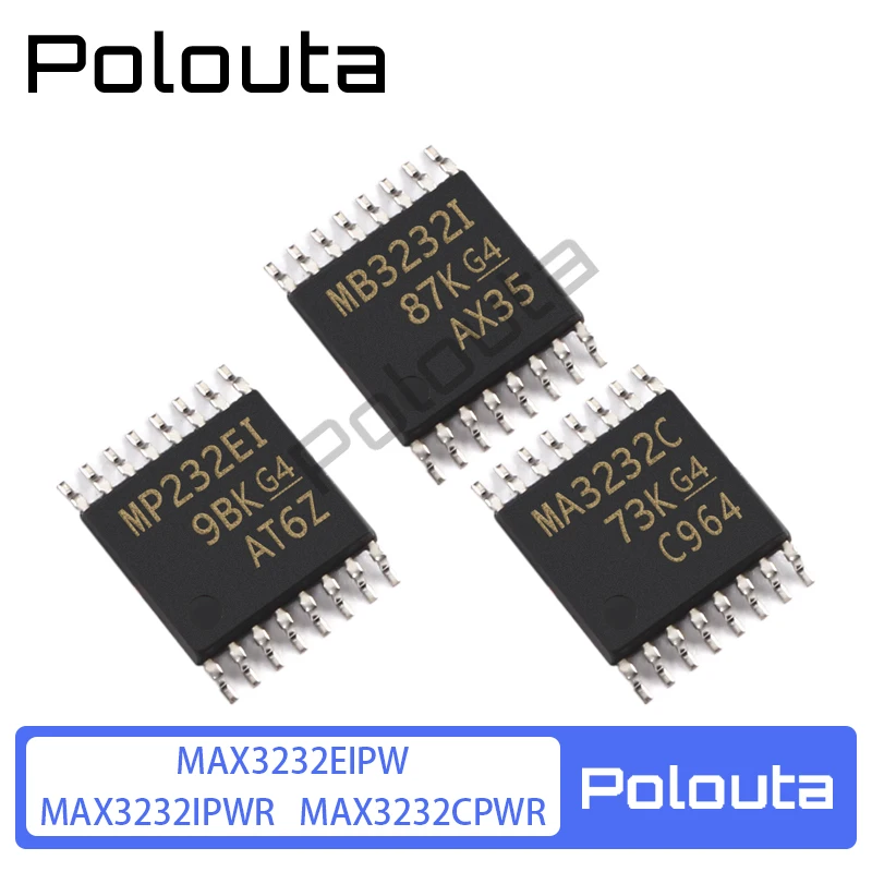 5 Pcs MAX3232EIPW MAX3232IPWR MAX3232CPWR TSSOP16 Transceiver Arduino Nano Integrated Circuits Diy Electronic Kit Free Shipping