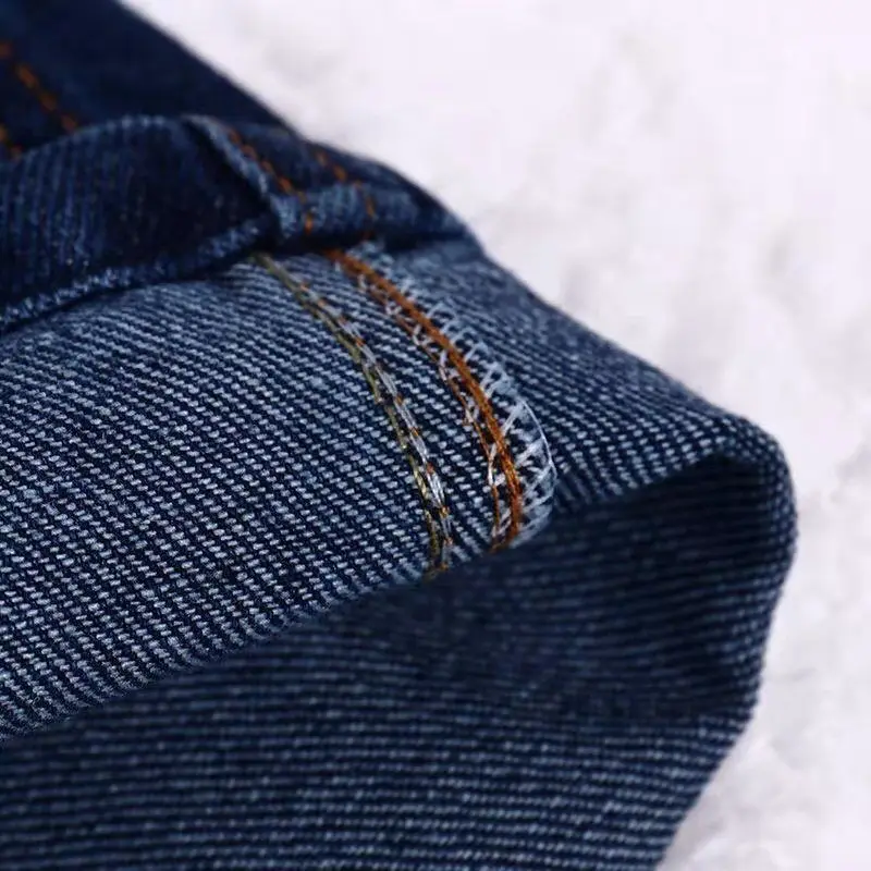 Jeans in cotone per uomo tuta in Denim antiscottatura resistente all'usura pantaloni Cargo per saldatura pantaloni larghi allentati per riparazione automatica