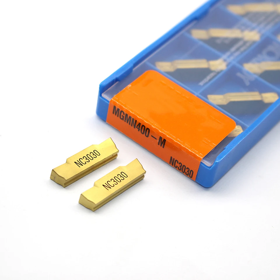 10 Chiếc MGMN400 M PC9030/NC3020/NC3030 4Mm Grooving Carbide Dạng MGMN400-M Dao Phay Biến Dụng Cụ Chia Tay và Grooving Dụng Cụ