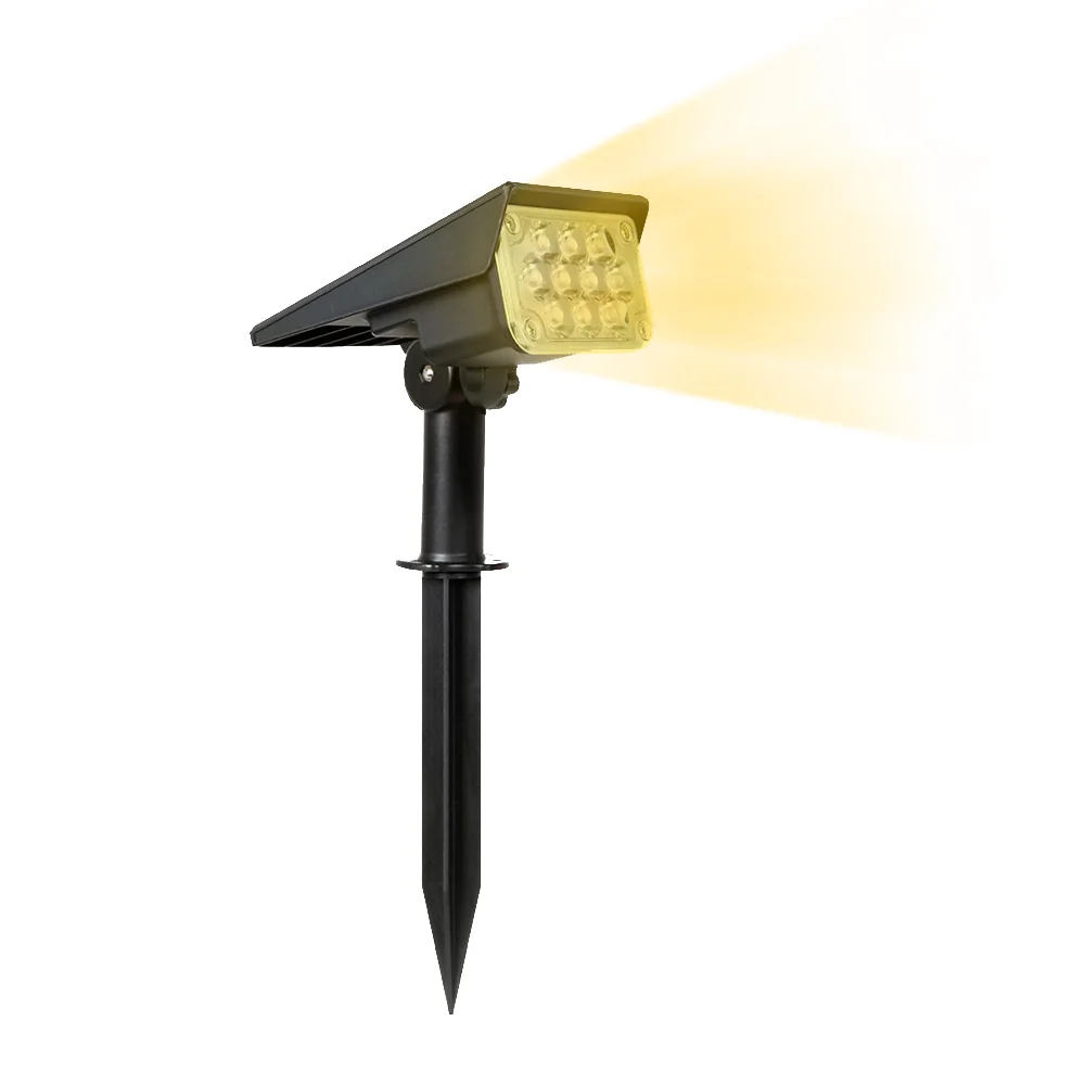T-SUNRISE 1/2/4PCS Solar Power Licht Einstellbar Licht Temperatur Solar Garten Licht outdoor IP65 Solar Lampe Super helle Solar Rampenlicht 5