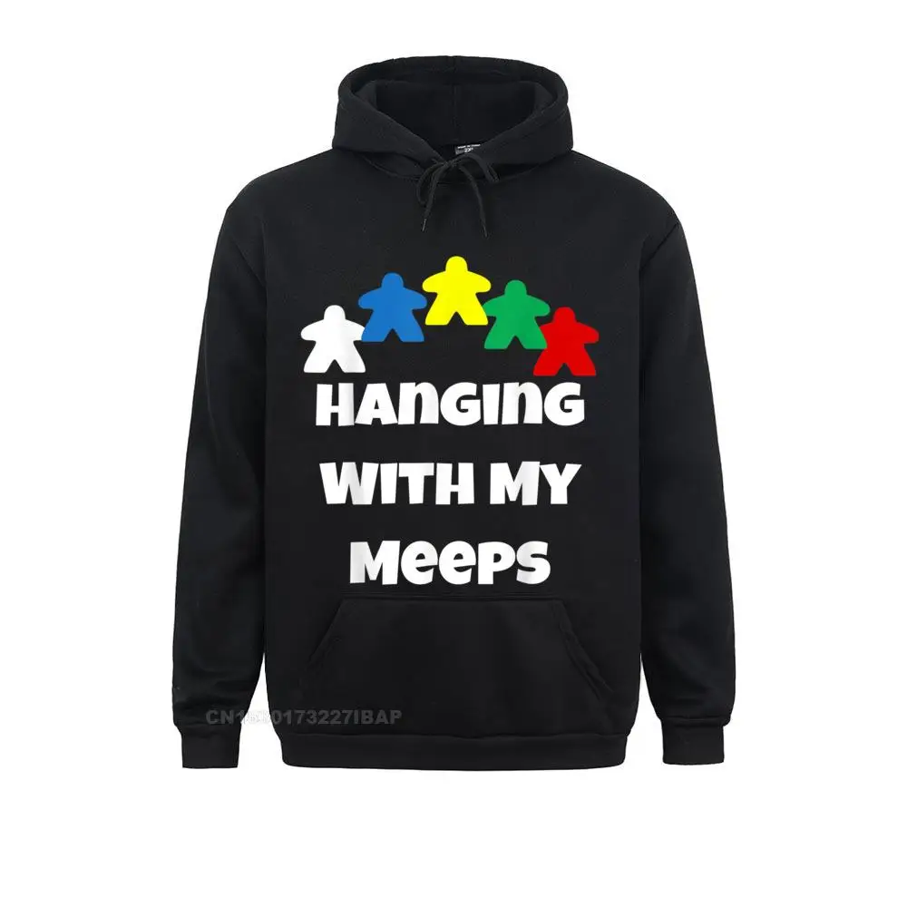 

Hanging With My Meeps Funny Board Game Boardgame Lover Hoodie Funny Moto Biker Sweatshirts Lovers Day Hoodies for Students