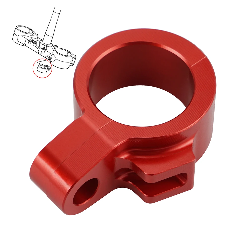 

Front Brake Line Hose Clip Cable Clamp Holder for Honda CR125R 250R 500R 80R 85R RB CRF 150 250 450 R X 45468-KS7-830 2022 2020