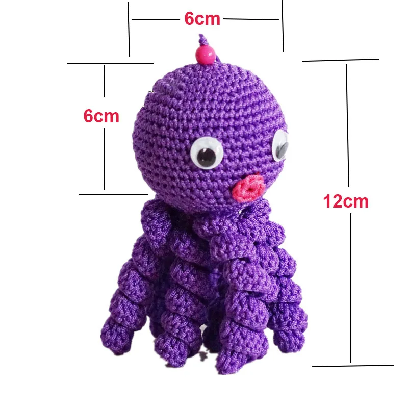 New Crochet Plush Octopus Dolls Baby kawaii Octopus Stuffed Toys Kids Sleeping Doll for Girls Boys Christmas Gift Room