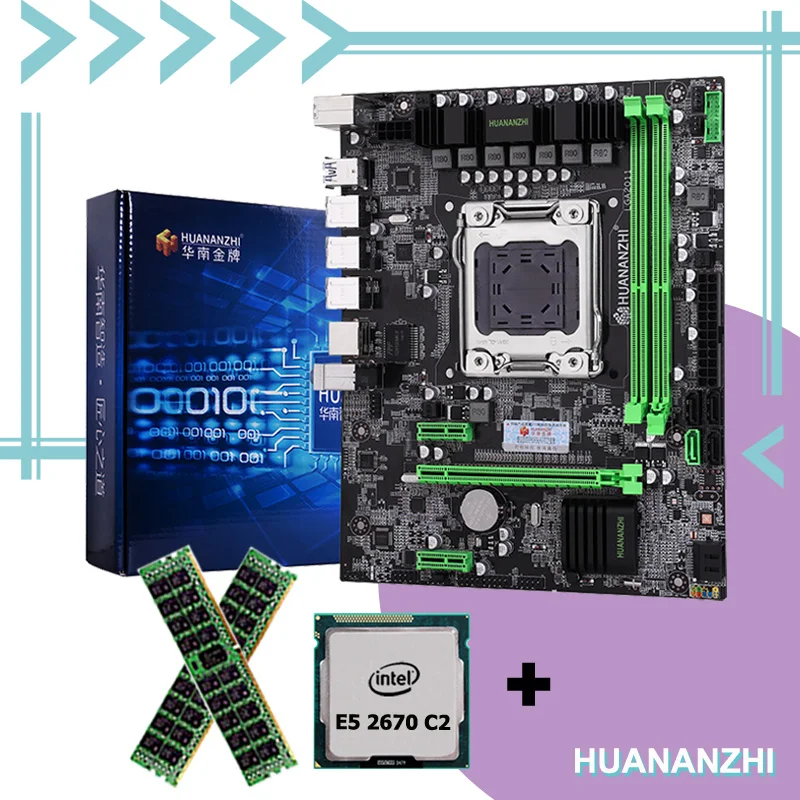 

Highly recommend HUANANZHI X79 motherboard CPU RAM computer CPU Intel Xeon E5 2670 SROKX 2.6GHz memory 8G(2*4G) DDR3 REG ECC