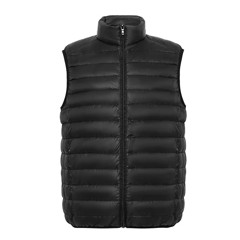 Man 90% Duck Down Vest Ultra Light Gielt Casual Waistcoat Spring Autumn Light Down Jacket Male Good Quality