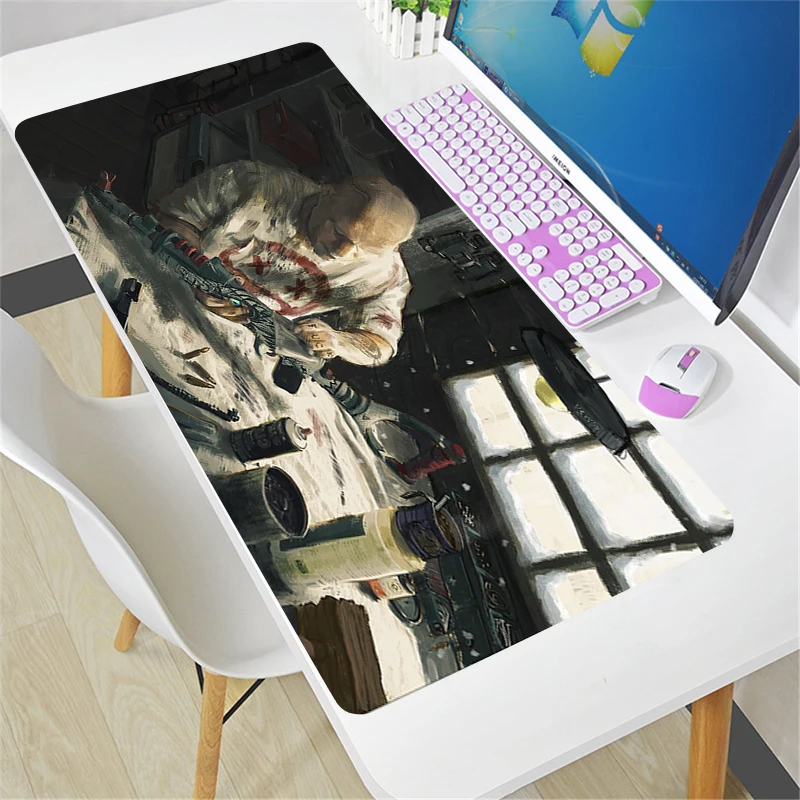 Video Game Rust Large Mouse Pad Anime Gaming Accessories Mousepad Gamer PC Completo Computer Keyboard Desk Mat Varmilo Table