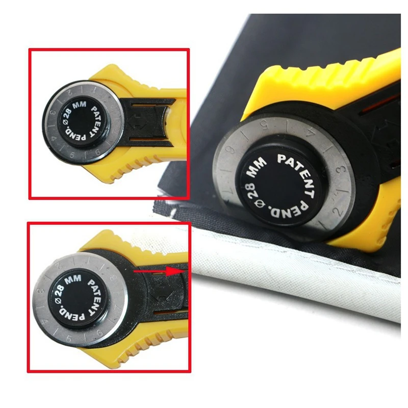 45mm 28mm Rotary Cutter for leather Set Blades for fabric Circular Quilting Cutting Patchwork Cut Tool Quilter Leather Cutter