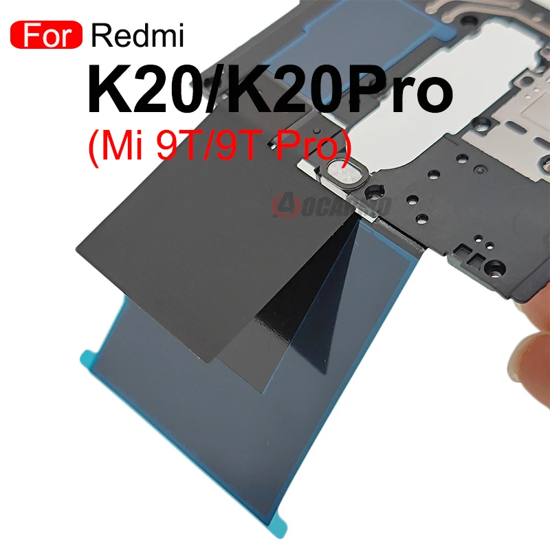 Cobertura de Placa Mãe WiFi Antenna Signal, Módulo NFC para Xiaomi Redmi K20 e K20 Pro, Mi 9T Pro, Reparar Peças De Reposição