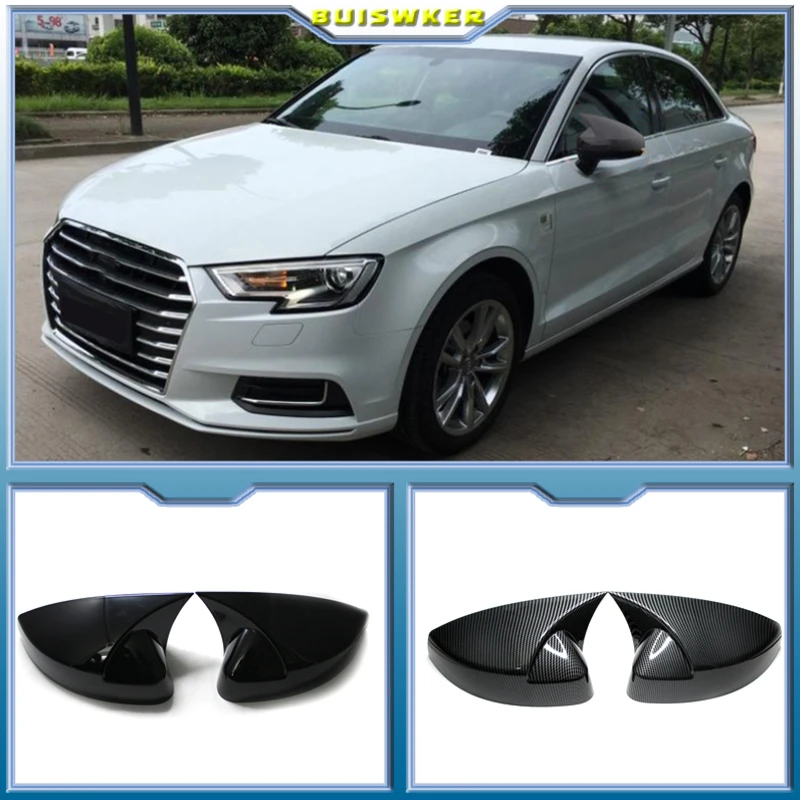

Car Side Rearview Mirror Cap Rear View Mirror Cover Trim Decoration For Audi A3 8V S3 RS3 2014-2020 Car Accessories