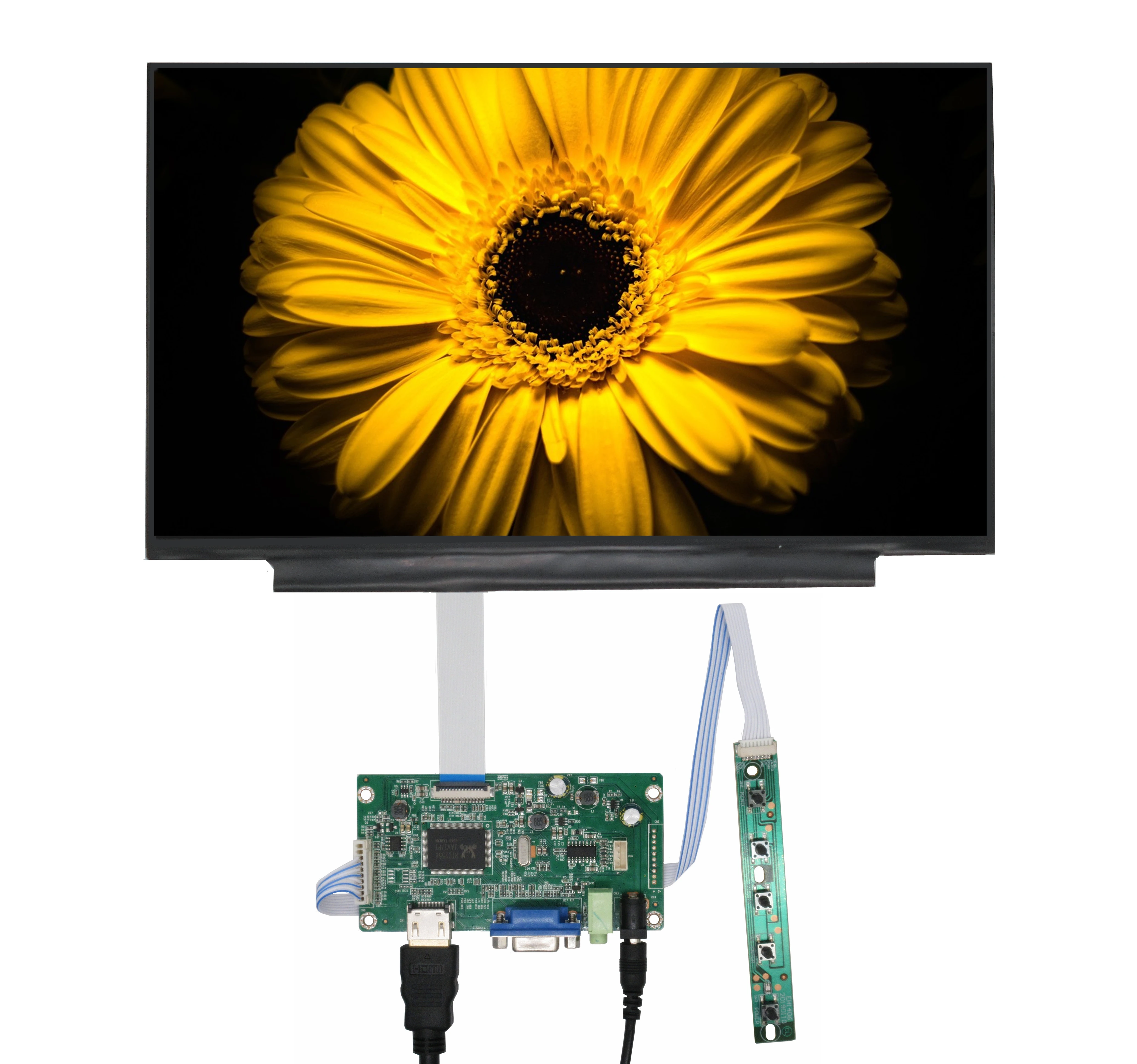 

11.6Inch Screen Display LCD Monitor Driver Control Board VGA HDMI-Compatible Audio for Raspberry Banana Pi Computer