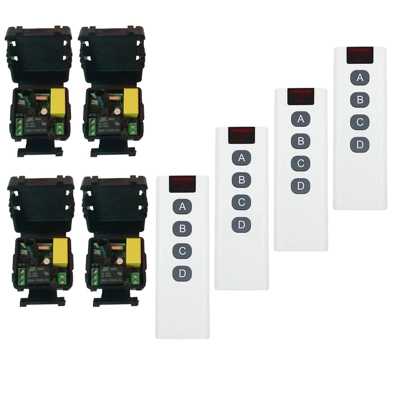 RF mini Wireless Remote Control switch AC 220 V 1 channel 10A Receiver  transmitter Street lamp/wardrobe lighting power on