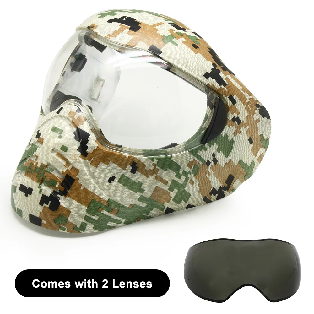 EnzoDate Face Shield Motorcycle Sports Utility Dirt Bike ATV Paintball Boating Sand Rails Snow Snowmobiling