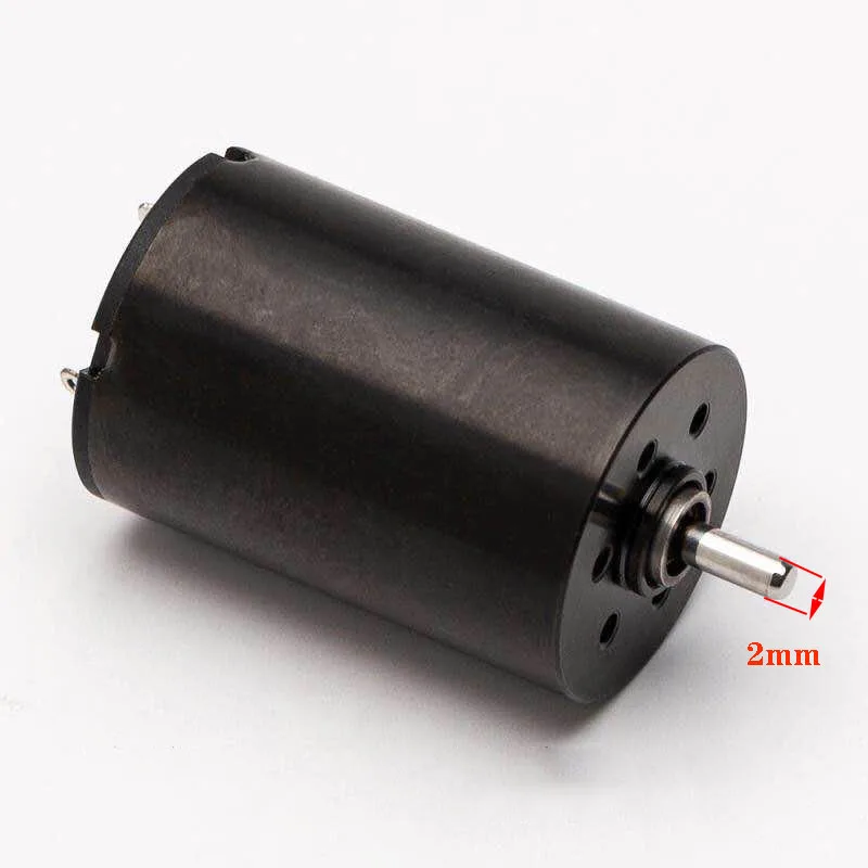 1725 17MM DC 12V 12000RPM High Speed Mute Coreless Motor 2mm Dia Shaft With Double Ball Bearing  For Tattoo Machine