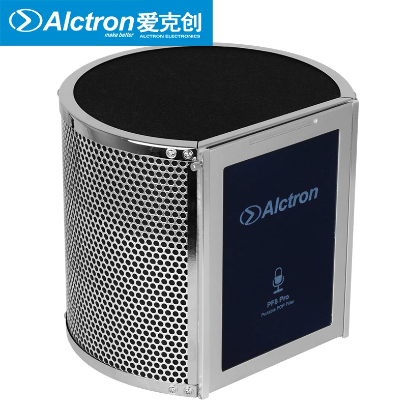 Alctron PF8 PRO Foam reflection filter aluminum mesh wind screen noise reduction foam with noise reduction system and windsheld