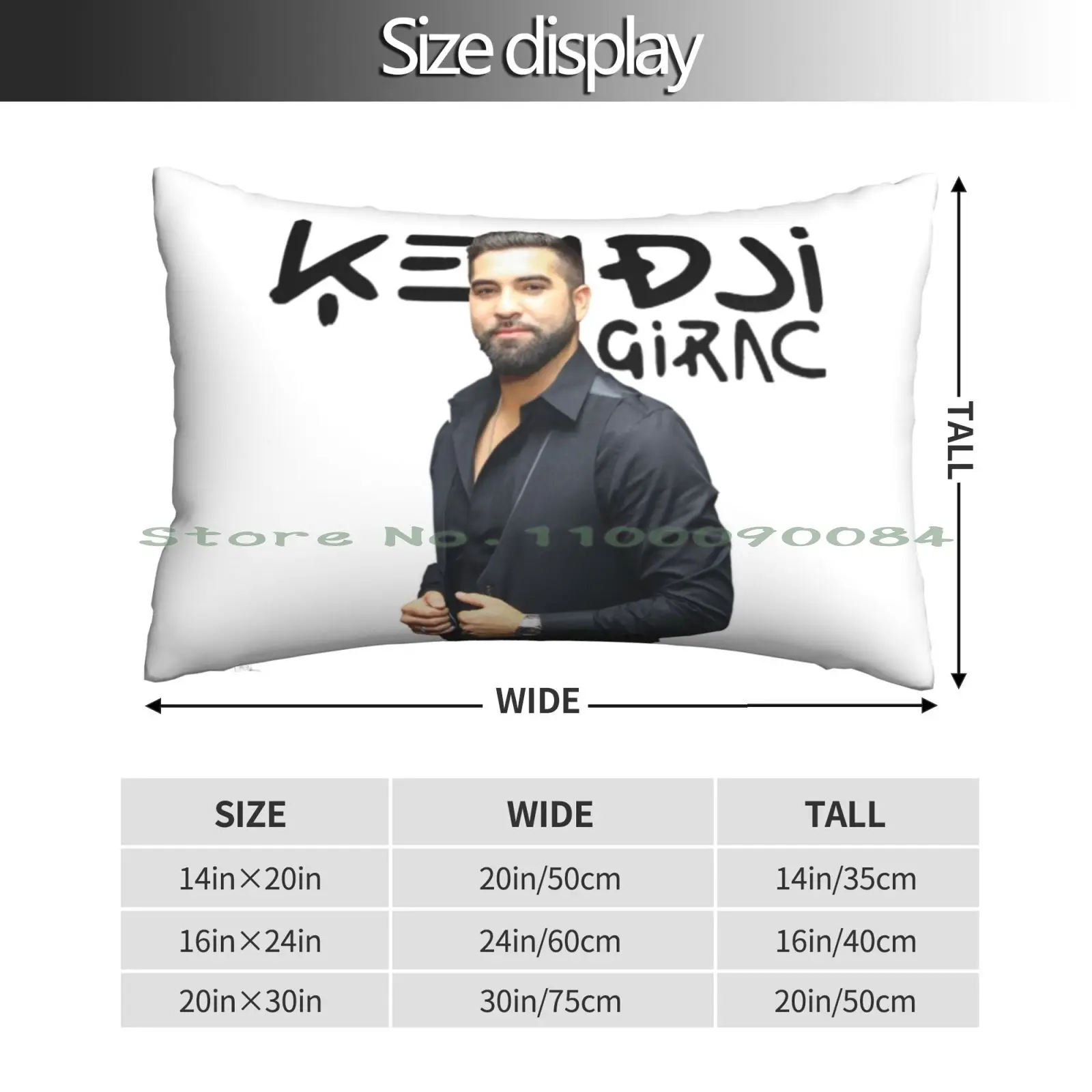 Kendji Girac Pillow Case 20x30 50*75 Sofa Bedroom Original Xvideos Vaginas Pussy Vulva Axilla Front Passage Parody Suit