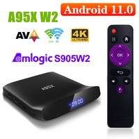 A95XW2 TV Box Android11 Amlogic S905W2 2G16G 4G 32G 64G BT5.0 2.4G 5G WIFI 4K HDR Media Player Set Top Box PK T95 H96 MAX V11