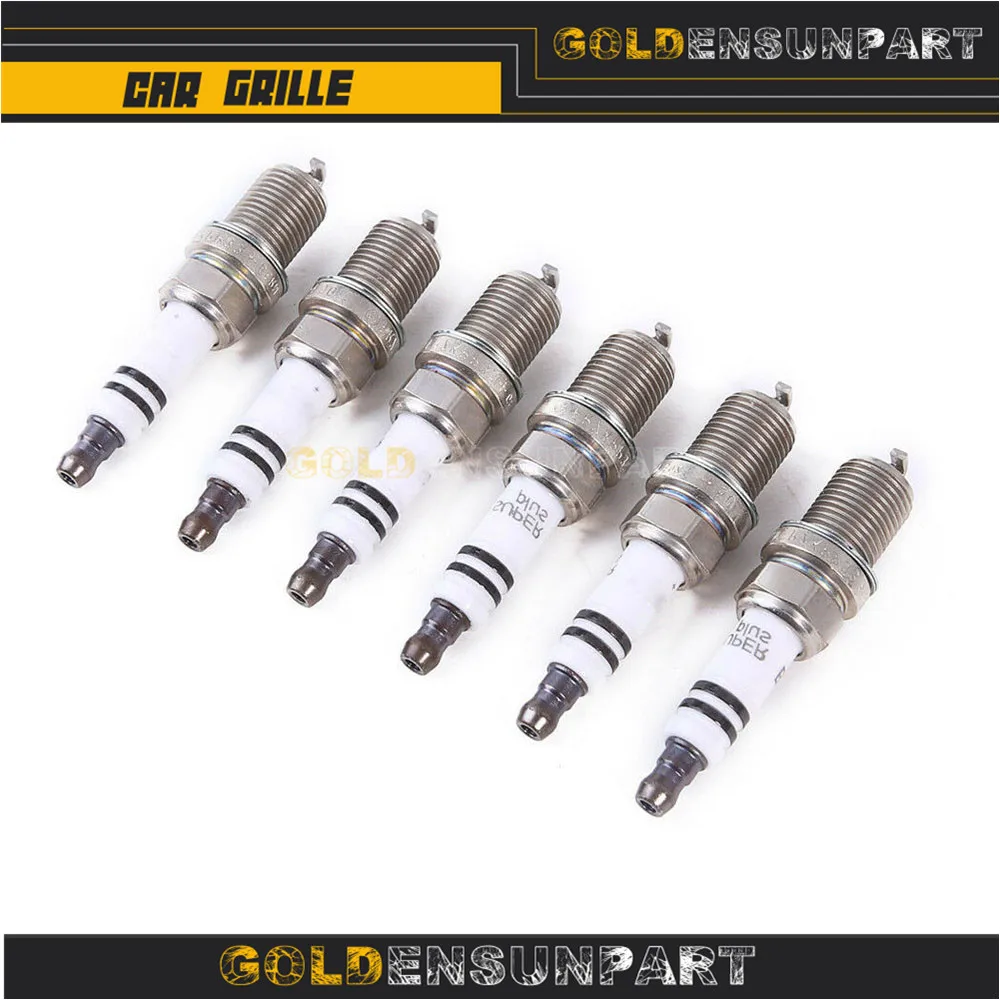 101 000 063 AA 6Pcs Platinum Spark Plug For Audi A4 A6 S4 TT VW Beetle Golf Jetta PFR6Q PFR 6 Q FR7DPP33 101 000 063AA