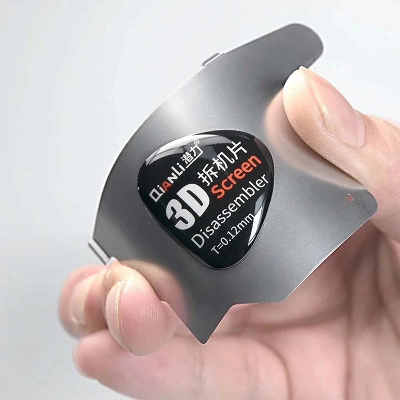 QIANLI 3D Disassembler 0.12MM Ultra Thin สแตนเลส S แท็บเล็ตเปิดเครื่องมือถอดเหมาะสำหรับ IPhone IPad